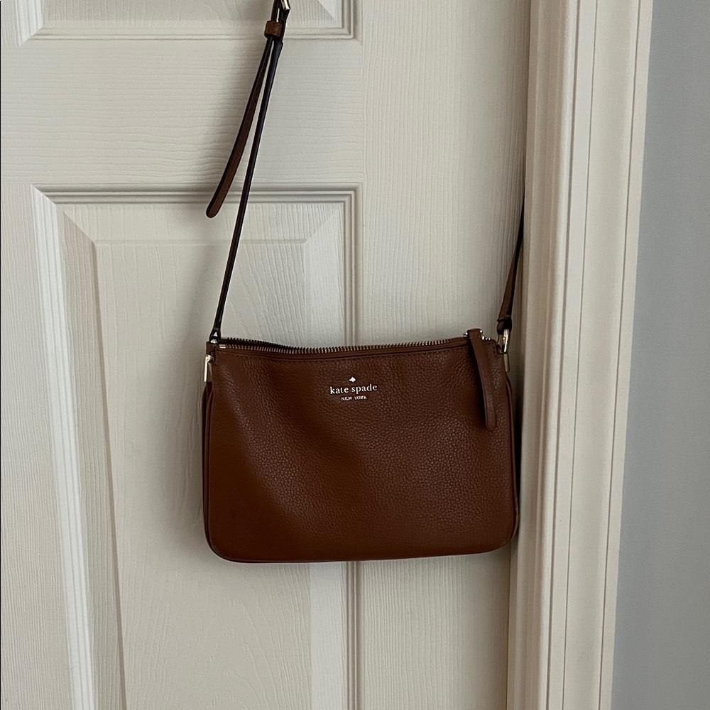 Kate Spade Rich Brown Leather Shoulder Bag